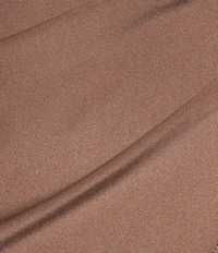 Honey and Rosie V-Neck Asymmetric Drape Front Side Slit Long Dress