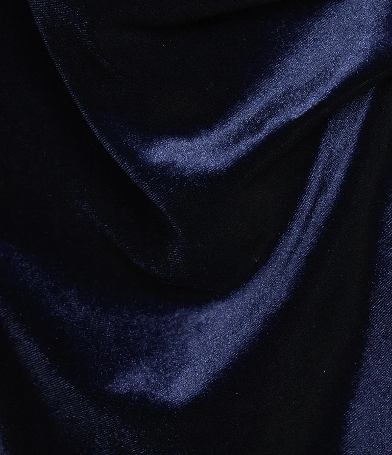 Honey and Rosie V-Neck Sleeveless Stretch Velvet Dress