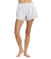 Honeydew Intimates Hangout Woven Striped Boxer Sleep Shorts