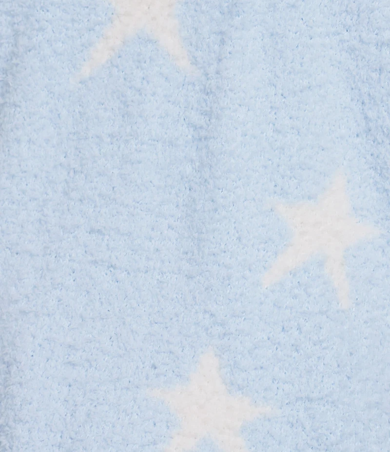 HONEYDEW Snow Angel Frosty Stars Chenille Long Sleeve Crew Neck Coordinating Sleep Top