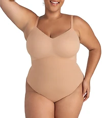 Honeylove Plus Size Cami Thong Bodysuit
