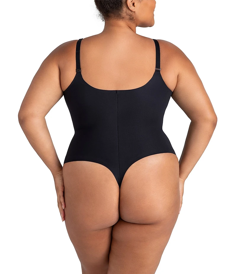 Honeylove Plus Size Cami Thong Bodysuit