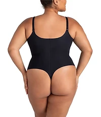 Honeylove Plus Size Cami Thong Bodysuit