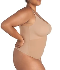 Honeylove Plus Size Cami Thong Bodysuit