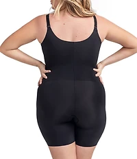 Honeylove Plus Size Mid-Thigh Bodysuit