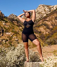 Honeylove Plus Size SuperPower High Compression Breathable Sculpt Shorts