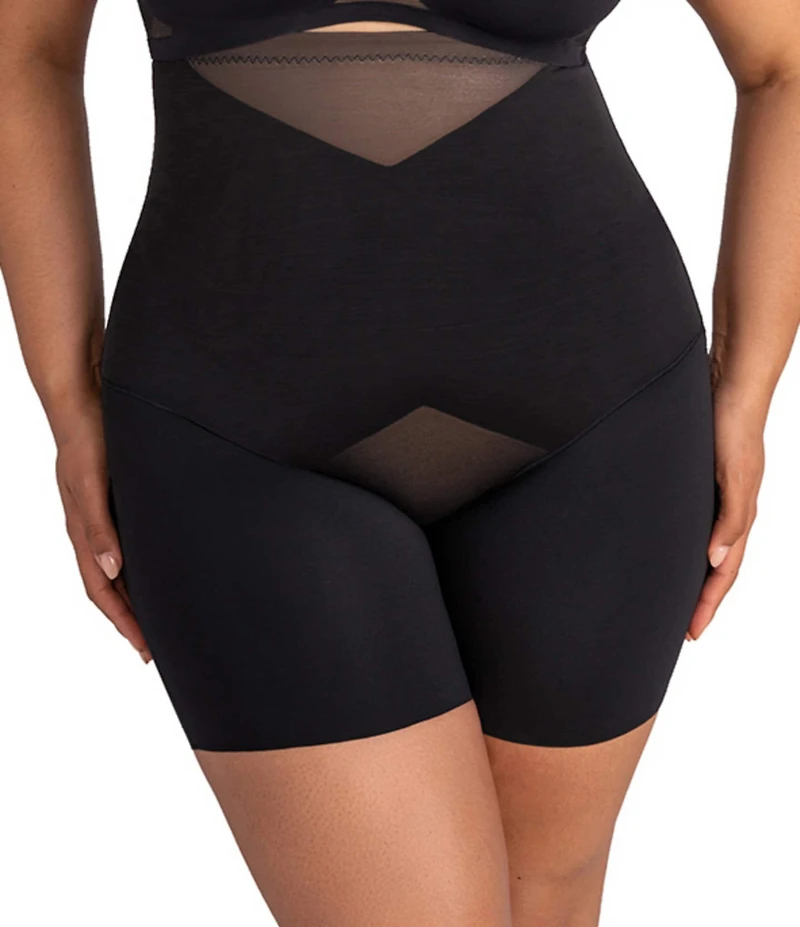 Honeylove Plus Size SuperPower High-Waisted Girl-Shorts
