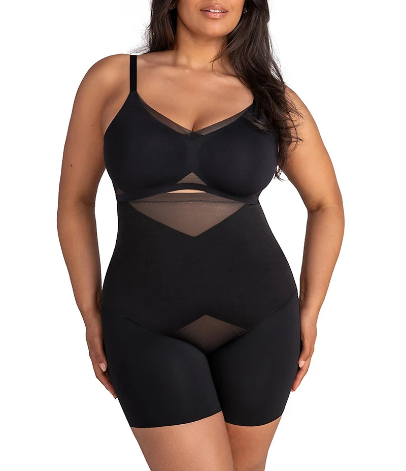 Honeylove Plus Size SuperPower High-Waisted Girl-Shorts