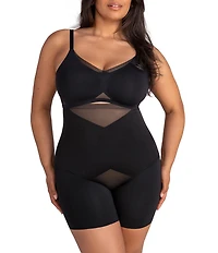 Honeylove Plus Size SuperPower High-Waisted Girl-Shorts