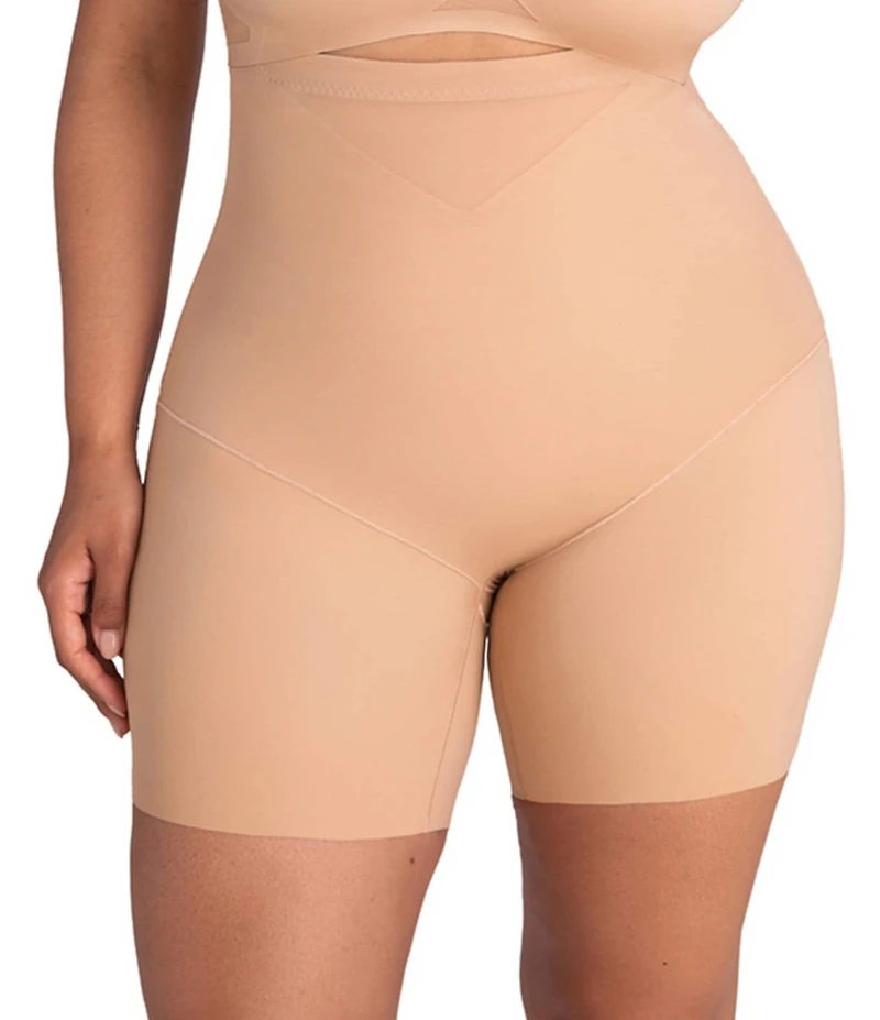 Honeylove Plus Size SuperPower High-Waisted Girl-Shorts