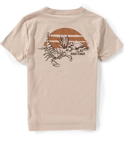 Hooey Big Boys Short Sleeve Desert Stringer Scorpion T-Shirt
