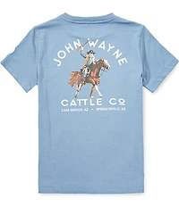Hooey Big Boys Short Sleeve John Wayne Pocket T-Shirt