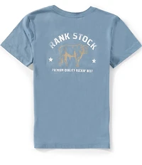 Hooey Big Boys Short Sleeve Rank Stock T-Shirt