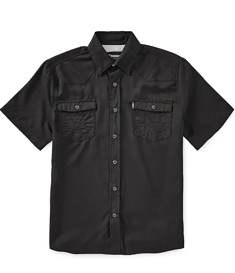 Hooey Big Boys Short Sleeve Sol Pearl Snap Shirt