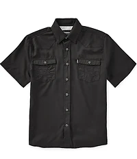 Hooey Big Boys Short Sleeve Sol Pearl Snap Shirt