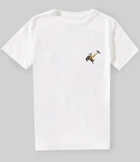 Hooey Big Boys Short Sleeve Space Rustler Cream W/Space Cowboy T-Shirt