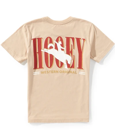Hooey Big Boys Short Sleeve Wild Ride T-Shirt