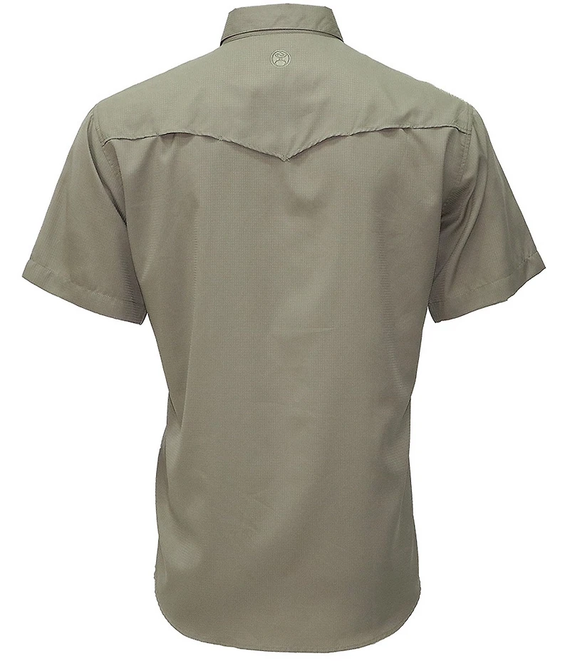 Hooey Big Boys SOL Short Sleeve Western Shirt