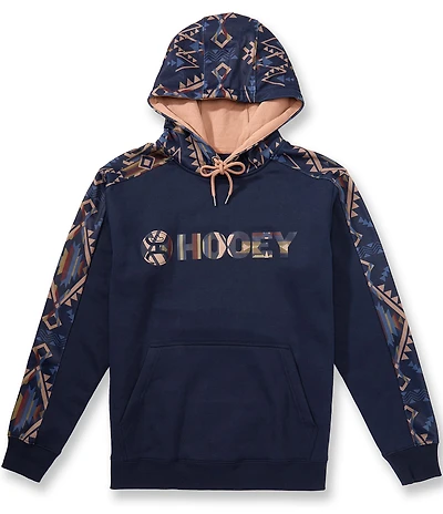 Hooey Canyon Logo Detailed Athletic Fit Hoodie