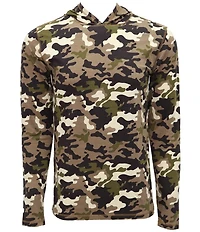 Hooey Captain Camouflage Printed Long Sleeve Hoodie