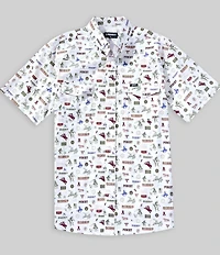 Hooey Maverick Printed Short Sleeve Performance Shirt