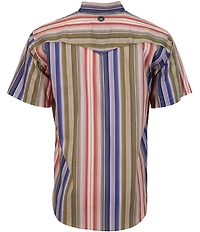 Hooey Maverick Striped Short Sleeve Performance Shirt