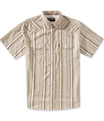 Hooey Sol Striped Short Sleeve Shirt