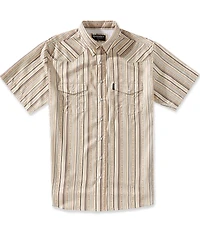 Hooey Sol Striped Short Sleeve Shirt