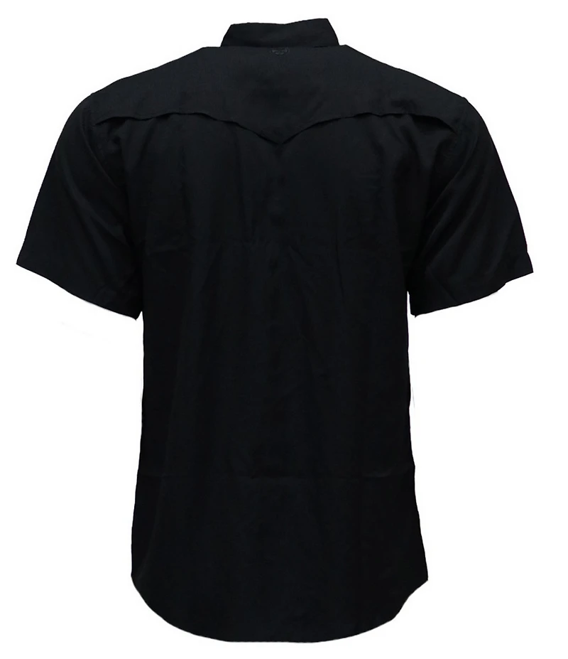 Hooey Solid Short Sleeve Woven Shirt