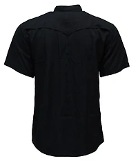 Hooey Solid Short Sleeve Woven Shirt