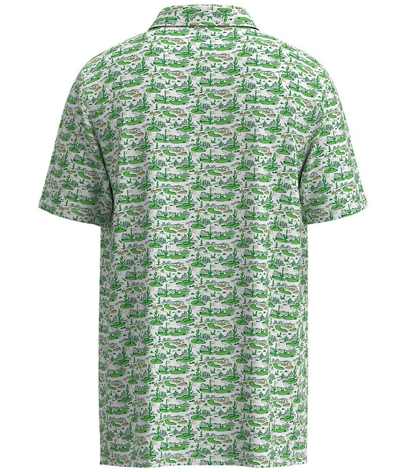 Hooey Weekender Hills Printed Short Sleeve Polo Shirt