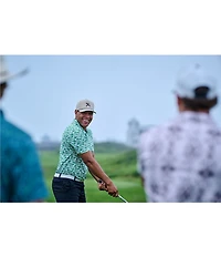 Hooey Weekender Hills Printed Short Sleeve Polo Shirt