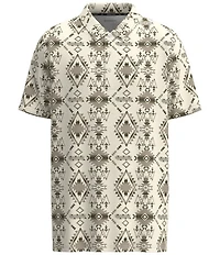 Hooey Weekender Printed Short Sleeve Polo Shirt
