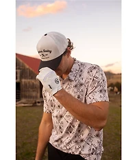 Hooey Weekender Printed Short Sleeve Polo Shirt