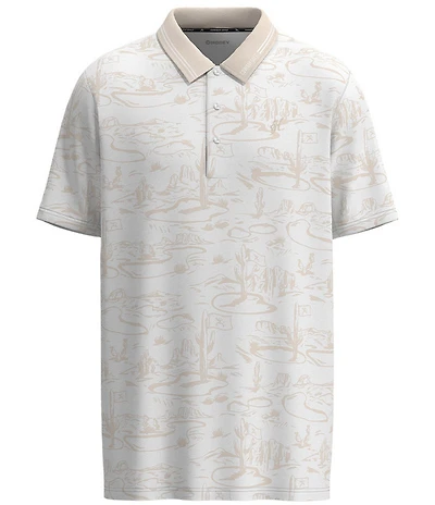 Hooey Weekender Printed Short Sleeve Polo Shirt
