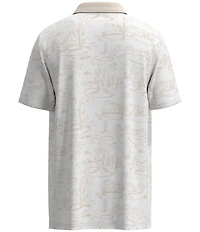 Hooey Weekender Printed Short Sleeve Polo Shirt