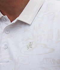Hooey Weekender Printed Short Sleeve Polo Shirt