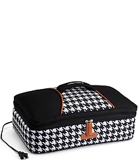 Hot Logic Portable Oven and Food Warmer Casserole Carrier Houndstooth Print Expandable Tote Bag