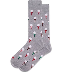 Hot Sox Christmas Golf Tee Socks