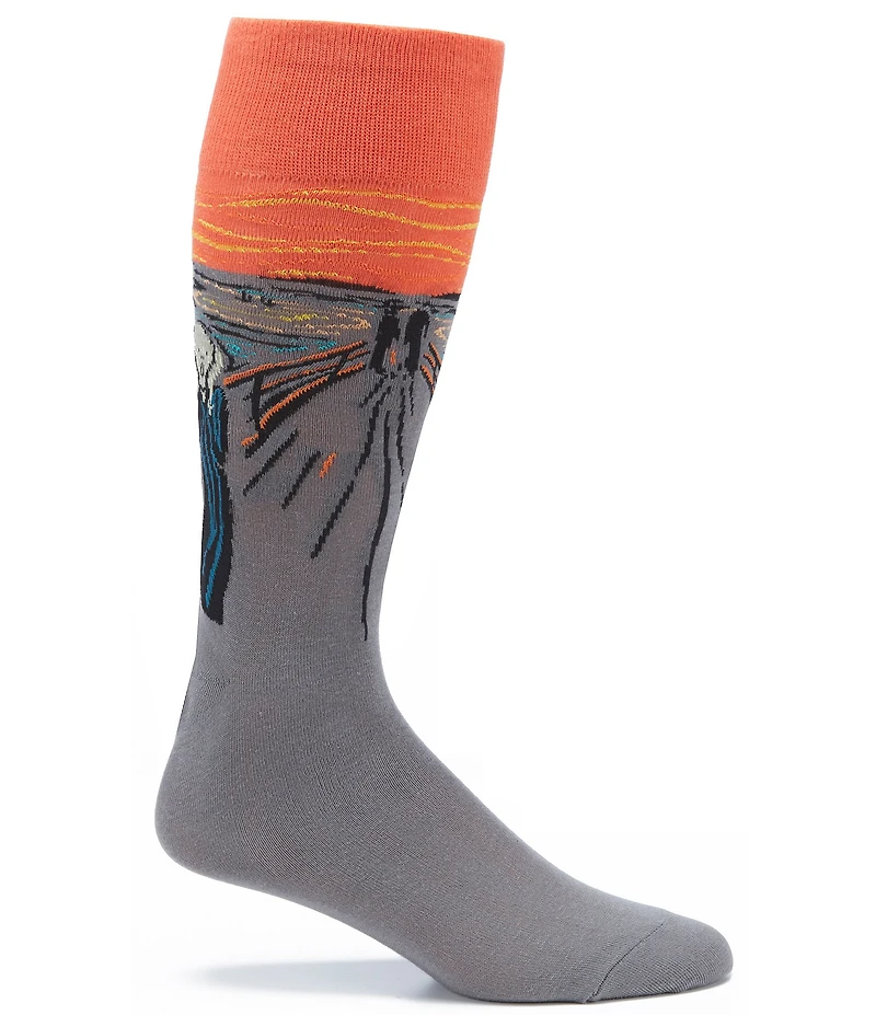 Hot Sox Novelty The Scream Crew Socks