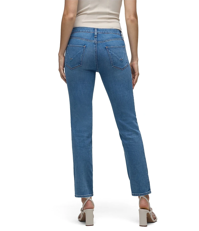 Hudson Jeans Nico Mid-Rise Straight Ankle Jeans