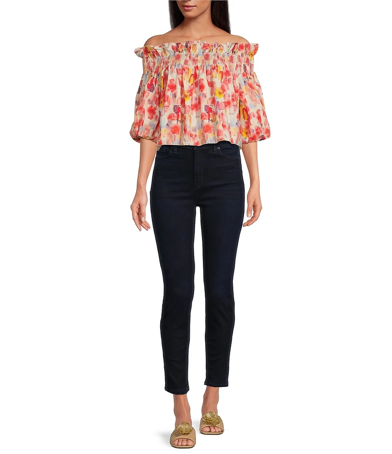 Hudson Jeans Nico Mid Rise Super Skinny Ankle Jeans