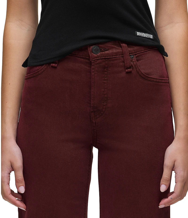 Hudson Jeans Rosie High Rise Wide Leg Ankle Cuff Jeans