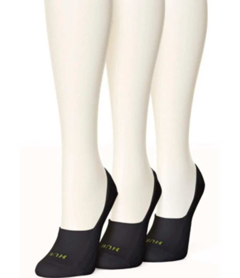 HUE Air Cushion Breathable Liner Socks, 3 Pack