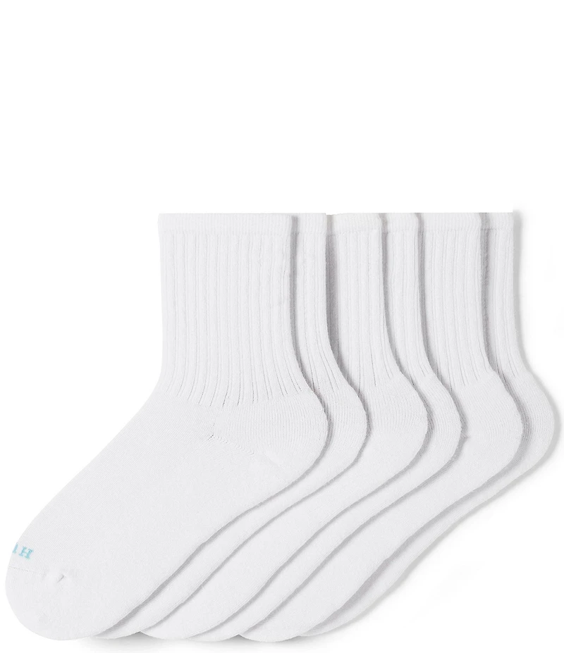 HUE Air Cushion Sport Crew Socks, 3 Pack