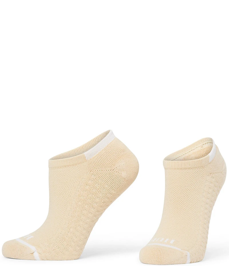 HUE Air Cushion Sport Mesh Top No-Show Socks, 3 Pack