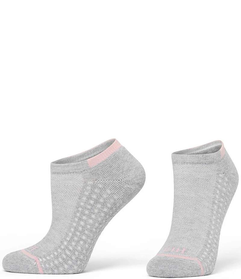HUE Air Cushion Sport Mesh Top No-Show Socks, 3 Pack