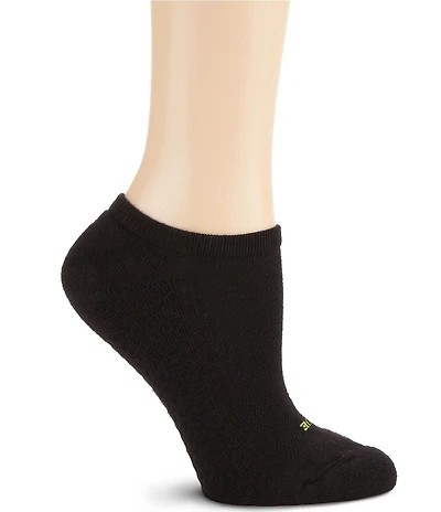 HUE Air Cushion Sport Mesh Top No-Show Socks, 3 Pack
