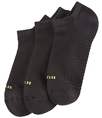 HUE Air Cushion Sport Mesh Top No-Show Socks, 3 Pack