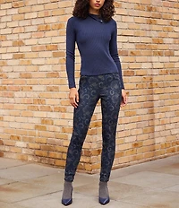 HUE Autumn Paisley High Rise Denim Leggings